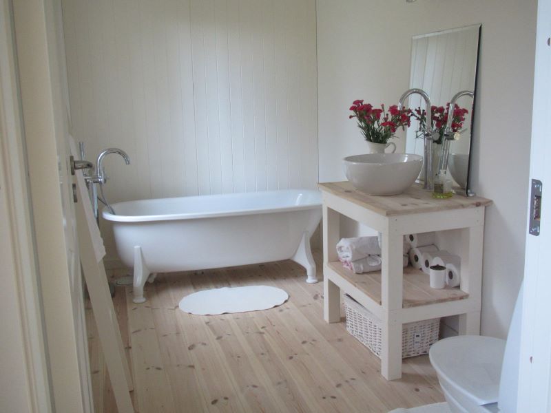 bathroom wooden floor unusual in a scanhome r